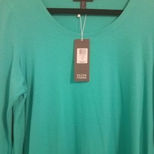 Eileen Fischer NWT Light Green Tunic Dress